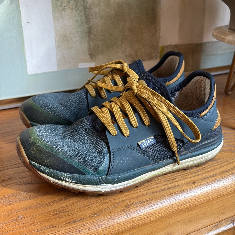 Lems Women's Athletic Sneakers - Green and Yellow